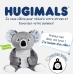 Hugimals - Peluche sensorielle/lourde de 2kg - Quinn le Koala